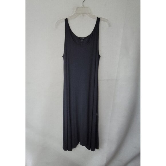 EILEEN FISHER New Organic‎ Rayon Scoop Neck Tank Dress Medium Petite Grey USA - Picture 1 of 14